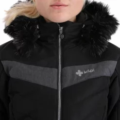 Kilpi, Alisia-W Chaqueta De Esquí Mujeres Negro -PARQUE DE ESQUI kilpi alisia w aa jas gevoerd dames zwart 22kilpi106v1 BI 07