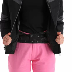 Kilpi, Alisia-W Chaqueta De Esquí Tallas Extra Grandes Mujeres Negro -PARQUE DE ESQUI kilpi alisia w aa jas gevoerd plus size dames zwart 22kilpi126v2 BI 13