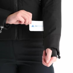 Kilpi, Aniela-W Chaqueta De Esquí Mujeres Negro -PARQUE DE ESQUI kilpi aniela w aa jas gevoerd dames zwart AA21kil120a BI 08