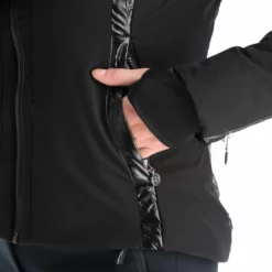 Kilpi, Aniela-W Chaqueta De Esquí Mujeres Negro -PARQUE DE ESQUI kilpi aniela w aa jas gevoerd dames zwart AA21kil120a BI 11