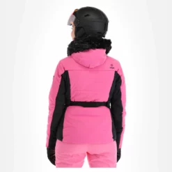 Kilpi, Carrie-W Chaqueta De Esquí Mujeres Rosa -PARQUE DE ESQUI kilpi carrie w aa jas gevoerd dames roze 22kilpi107v2 BI 03
