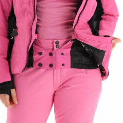 Kilpi, Carrie-W Chaqueta De Esquí Mujeres Rosa -PARQUE DE ESQUI kilpi carrie w aa jas gevoerd dames roze 22kilpi107v2 BI 07