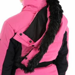 Kilpi, Carrie-W Chaqueta De Esquí Mujeres Rosa -PARQUE DE ESQUI kilpi carrie w aa jas gevoerd dames roze 22kilpi107v2 BI 10