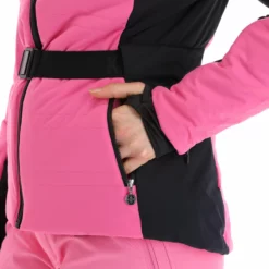 Kilpi, Carrie-W Chaqueta De Esquí Mujeres Rosa -PARQUE DE ESQUI kilpi carrie w aa jas gevoerd dames roze 22kilpi107v2 BI 11