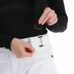 Kilpi, Elare-W Pantalones De Esquí Mujeres Blanco -PARQUE DE ESQUI kilpi elare w ba skibroek gevoerd dames wit 22kilpi116v3 BI 07