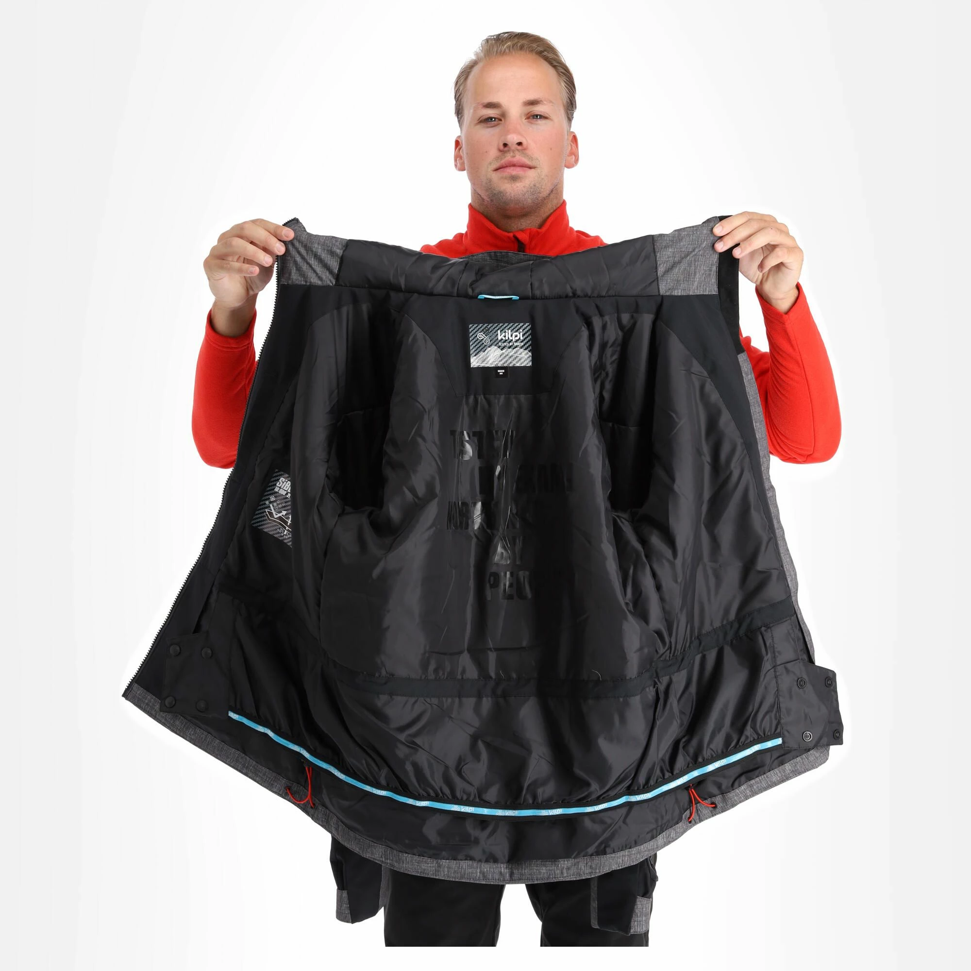 Kilpi, Flip-M Chaqueta De Esquí Hombres Dark Gris 5 Kilpi, Flip-M Chaqueta De Esquí Hombres Dark Gris - Imagen 5