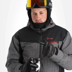 Kilpi, Flip-M Chaqueta De Esquí Hombres Dark Gris 16 Kilpi, Flip-M Chaqueta De Esquí Hombres Dark Gris -PARQUE DE ESQUI kilpi flip m aa jas gevoerd heren dark grijs 22kilpi141v1 BI 06