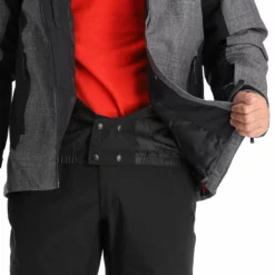 Kilpi, Flip-M Chaqueta De Esquí Hombres Dark Gris 18 Kilpi, Flip-M Chaqueta De Esquí Hombres Dark Gris -PARQUE DE ESQUI kilpi flip m aa jas gevoerd heren dark grijs 22kilpi141v1 BI 08