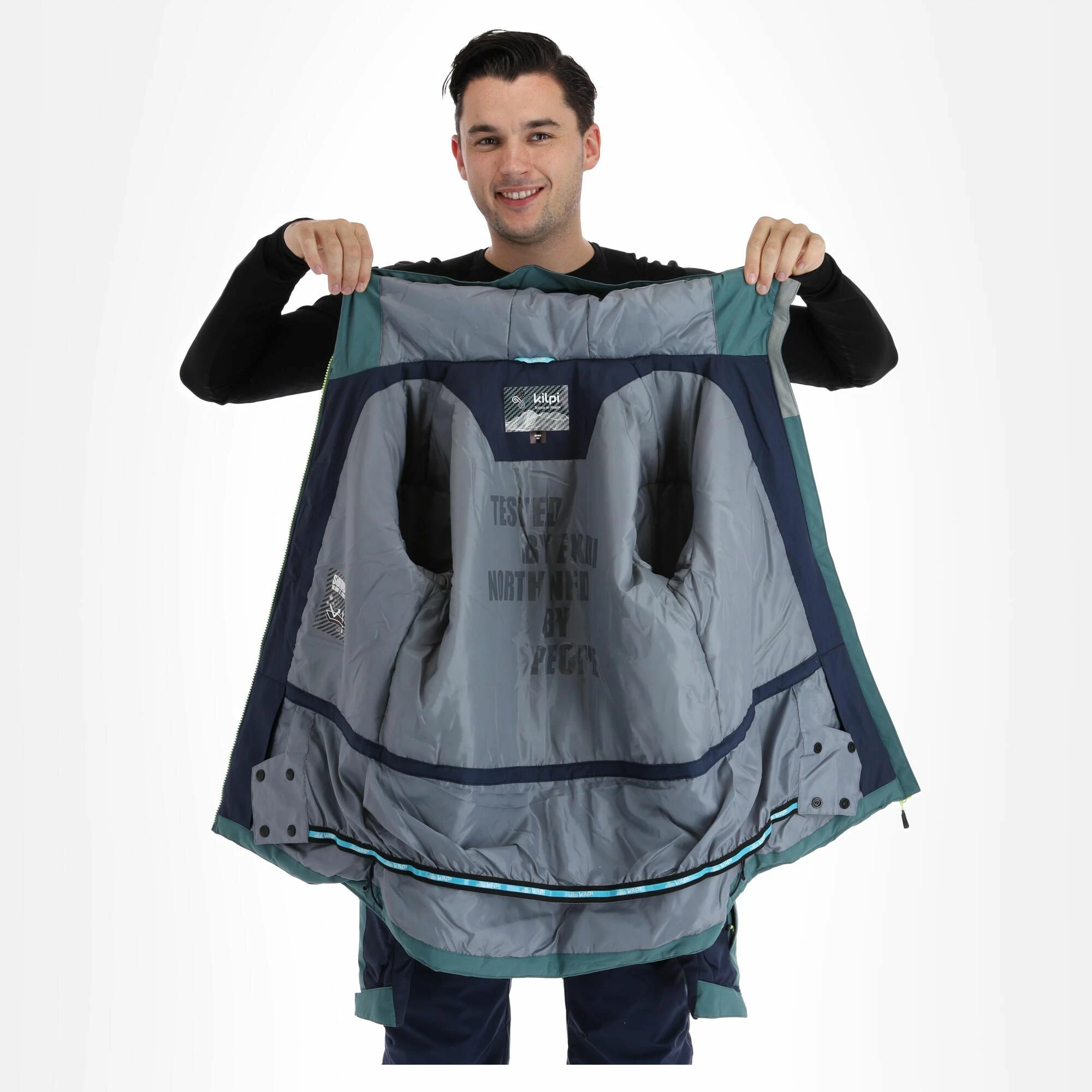 Kilpi, Flip-M Chaqueta De Esquí Hombres Dark Verde 6 Kilpi, Flip-M Chaqueta De Esquí Hombres Dark Verde - Imagen 6