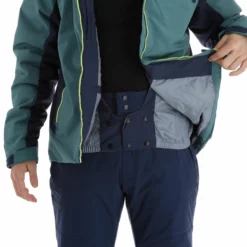 Kilpi, Flip-M Chaqueta De Esquí Hombres Dark Verde 20 Kilpi, Flip-M Chaqueta De Esquí Hombres Dark Verde -PARQUE DE ESQUI kilpi flip m aa jas gevoerd heren dark groen 22kilpi141v3 BI 09