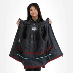 Kilpi, Flip-W Chaqueta De Esquí Mujeres Dark Rojo -PARQUE DE ESQUI kilpi flip w aa jas gevoerd dames dark rood 22kilpi108v1 BI 06