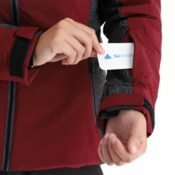 Kilpi, Flip-W Chaqueta De Esquí Mujeres Dark Rojo -PARQUE DE ESQUI kilpi flip w aa jas gevoerd dames dark rood 22kilpi108v1 BI 08