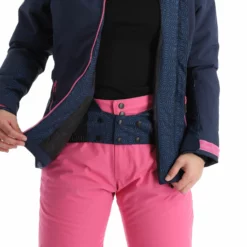 Kilpi, Flip-W Chaqueta De Esquí Tallas Extra Grandes Mujeres Dark Azul -PARQUE DE ESQUI kilpi flip w aa jas gevoerd plus size dames dark blauw 22kilpi127v3 BI 09
