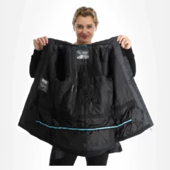 Kilpi, Flip-W Chaqueta De Esquí Tallas Extra Grandes Mujeres Negro -PARQUE DE ESQUI kilpi flip w aa jas gevoerd plus size dames zwart 22kilpi127v2 BI 06