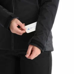 Kilpi, Flip-W Chaqueta De Esquí Tallas Extra Grandes Mujeres Negro -PARQUE DE ESQUI kilpi flip w aa jas gevoerd plus size dames zwart 22kilpi127v2 BI 08