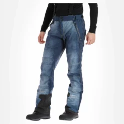 Kilpi, Jeanso-M Pantalones De Esquí Softshell Hombres Dark Azul -PARQUE DE ESQUI kilpi jeanso m bc skibroek softshell heren dark blauw 22kilpi153v1 BI 04