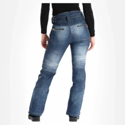 Kilpi, Jeanso-W Pantalones De Esquí Softshell Mujeres Azul -PARQUE DE ESQUI kilpi jeanso w bc skibroek softshell dames blauw 22kilpi119v1 BI 03