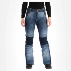 Kilpi, Jeanso-W Pantalones De Esquí Softshell Mujeres Azul -PARQUE DE ESQUI kilpi jeanso w bc skibroek softshell dames blauw 22kilpi119v1 BI 04