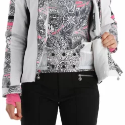 Kilpi, Lena-W Chaqueta De Esquí Modelo Calentado Mujeres Blanco -PARQUE DE ESQUI kilpi lena w aa jas gevoerd dames wit 22kilpi103v1 BI 10