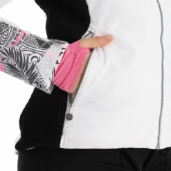 Kilpi, Lena-W Chaqueta De Esquí Modelo Calentado Mujeres Blanco -PARQUE DE ESQUI kilpi lena w aa jas gevoerd dames wit 22kilpi103v1 BI 13