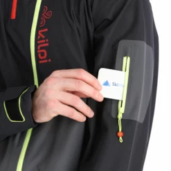 Kilpi, Metrix-M Chaqueta De Esquí Hardshell Hombres Negro -PARQUE DE ESQUI kilpi metrix m ab hardshell jas heren zwart 22kilpi133v1 BI 09