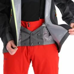 Kilpi, Metrix-M Chaqueta De Esquí Hardshell Hombres Negro -PARQUE DE ESQUI kilpi metrix m ab hardshell jas heren zwart 22kilpi133v1 BI 10