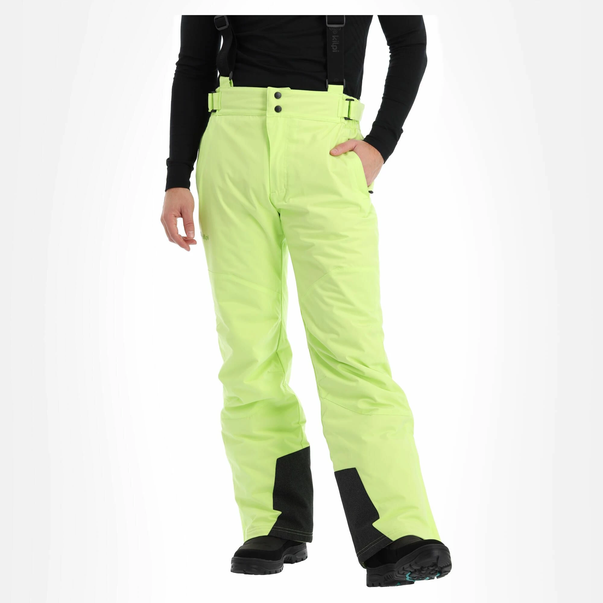 Kilpi, Mimas-M Pantalones De Esquí Hombres Lime Verde 2 Kilpi, Mimas-M Pantalones De Esquí Hombres Lime Verde - Imagen 2