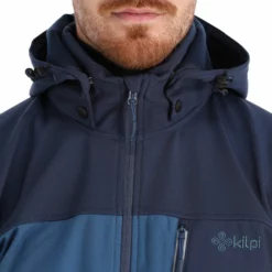 Kilpi, Ravio-M Chaqueta De Esquí Softshell Hombres Dark Azul -PARQUE DE ESQUI kilpi ravio m ac softshell jas heren dark blauw 22kilpi143v2 BI 07
