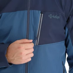 Kilpi, Ravio-M Chaqueta De Esquí Softshell Hombres Dark Azul -PARQUE DE ESQUI kilpi ravio m ac softshell jas heren dark blauw 22kilpi143v2 BI 09