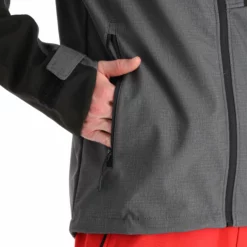 Kilpi, Ravio-M Chaqueta De Esquí Softshell Hombres Dark Gris -PARQUE DE ESQUI kilpi ravio m ac softshell jas heren dark grijs AC11kil108c BI 08