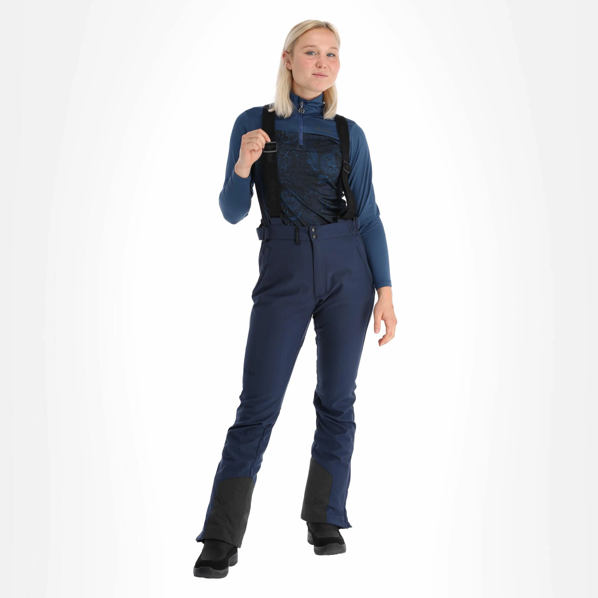 Kilpi, Rhea-W Pantalones De Esquí Softshell Tallas Extra Grandes Mujeres Dark Azul 1 Kilpi, Rhea-W Pantalones De Esquí Softshell Tallas Extra Grandes Mujeres Dark Azul