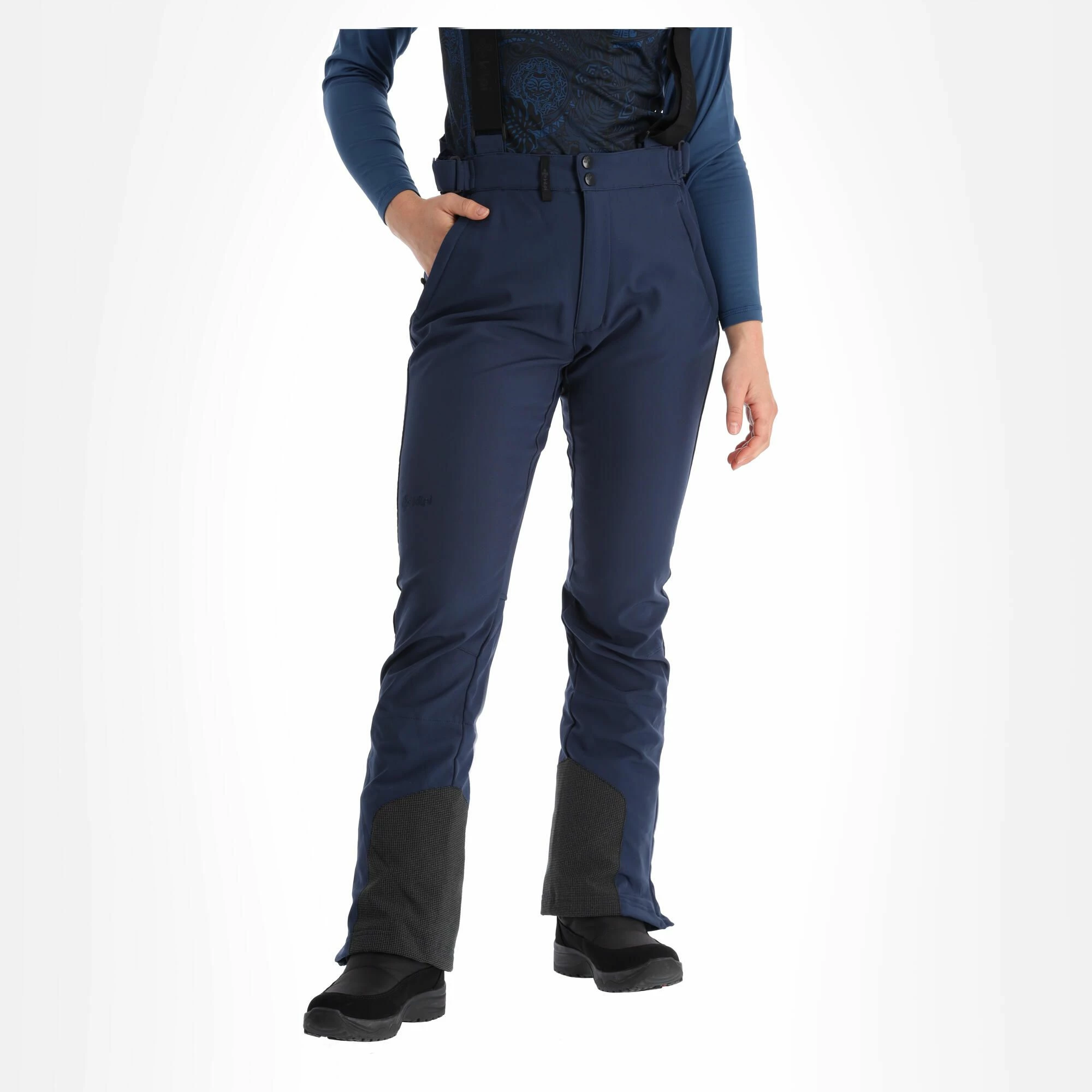 Kilpi, Rhea-W Pantalones De Esquí Softshell Tallas Extra Grandes Mujeres Dark Azul 2 Kilpi, Rhea-W Pantalones De Esquí Softshell Tallas Extra Grandes Mujeres Dark Azul - Imagen 2