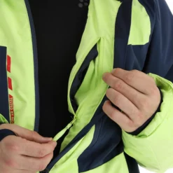 Kilpi, Taxido-M Chaqueta De Esquí Hombres Lime Verde -PARQUE DE ESQUI kilpi taxido m aa jas gevoerd heren lime groen 22kilpi140v1 BI 13