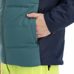 Kilpi, Teddy-M Chaqueta De Esquí Hombres Dark Verde 25 Kilpi, Teddy-M Chaqueta De Esquí Hombres Dark Verde -PARQUE DE ESQUI kilpi teddy m aa jas gevoerd heren dark groen 22kilpi139v1 BI 13