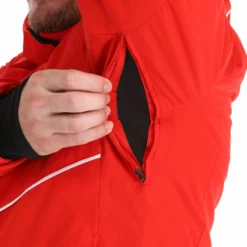 Kilpi, Tonn-M Chaqueta De Esquí Hombres Rojo -PARQUE DE ESQUI kilpi tonn m aa jas gevoerd heren rood 22kilpi137v2 BI 10