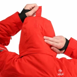 Kilpi, Tonn-M Chaqueta De Esquí Hombres Rojo -PARQUE DE ESQUI kilpi tonn m aa jas gevoerd heren rood 22kilpi137v2 BI 12