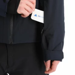 Kilpi, Tonn-M Chaqueta De Esquí Hombres Negro -PARQUE DE ESQUI kilpi tonn m aa jas gevoerd heren zwart 22kilpi137v3 BI 07