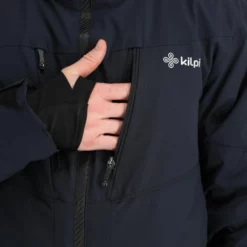 Kilpi, Tonn-M Chaqueta De Esquí Hombres Negro -PARQUE DE ESQUI kilpi tonn m aa jas gevoerd heren zwart 22kilpi137v3 BI 12
