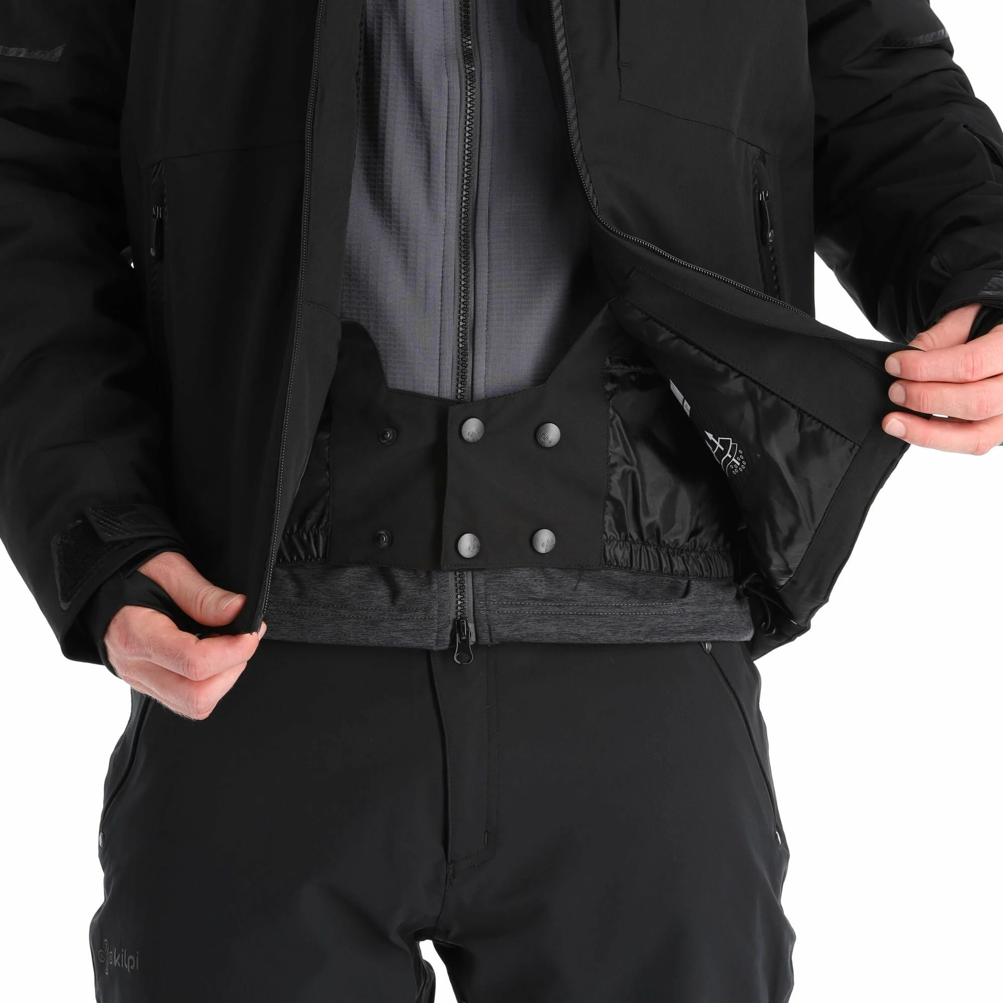 Kilpi, Turnau-M Chaqueta De Esquí Hombres Negro 8 Kilpi, Turnau-M Chaqueta De Esquí Hombres Negro - Imagen 8