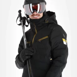 Luhta, Aakenustunturi Chaqueta De Esquí Hombres Negro -PARQUE DE ESQUI luhta aakenustunturi aa jas gevoerd heren zwart 22luhta136v4 BI 05