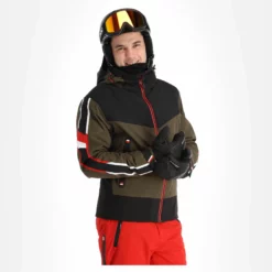 Luhta, Ahmo Chaqueta De Esquí Hombres Dark Olive Verde -PARQUE DE ESQUI luhta ahmo aa jas gevoerd heren dark olive groen 22luhta132v1 BI 04