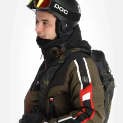 Luhta, Ahmo Chaqueta De Esquí Hombres Dark Olive Verde -PARQUE DE ESQUI luhta ahmo aa jas gevoerd heren dark olive groen 22luhta132v1 BI 05