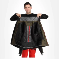 Luhta, Ahmo Chaqueta De Esquí Hombres Dark Olive Verde -PARQUE DE ESQUI luhta ahmo aa jas gevoerd heren dark olive groen 22luhta132v1 BI 06