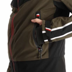 Luhta, Ahmo Chaqueta De Esquí Hombres Dark Olive Verde -PARQUE DE ESQUI luhta ahmo aa jas gevoerd heren dark olive groen 22luhta132v1 BI 11