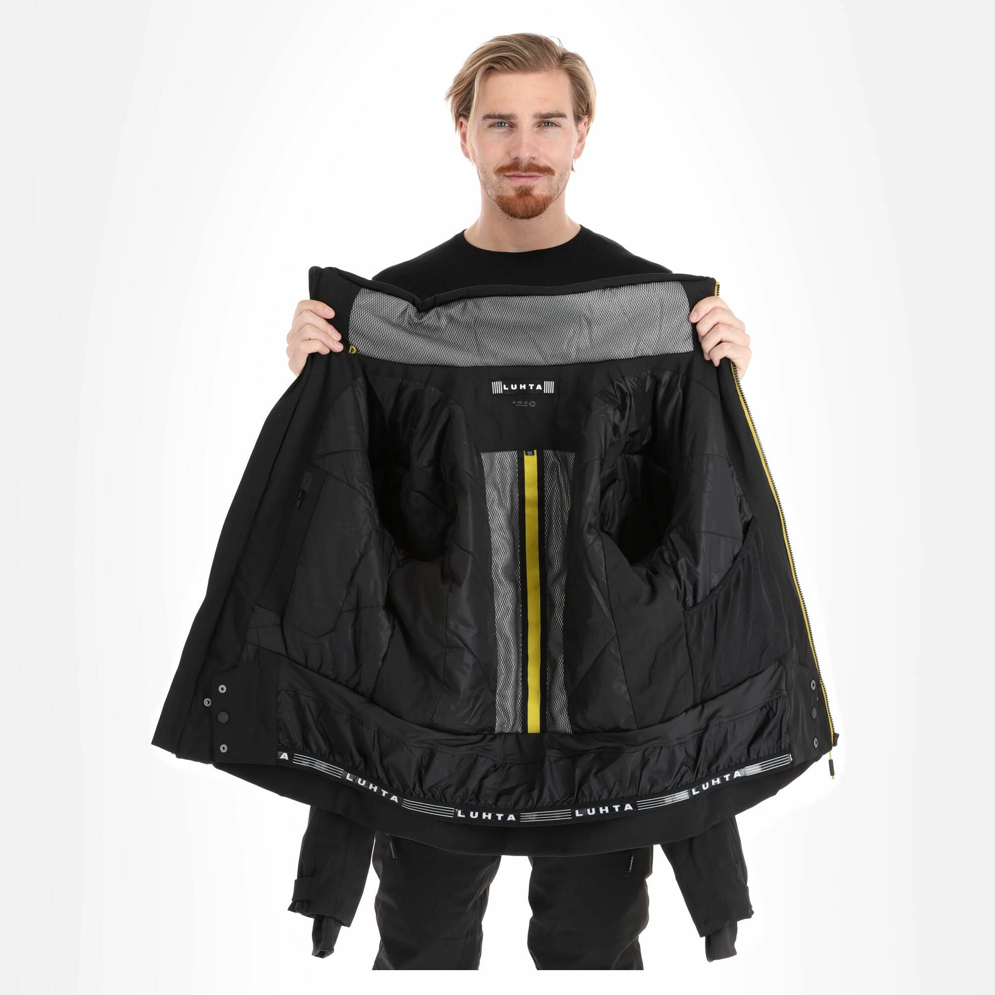 Luhta, Ahmo Chaqueta De Esquí Hombres Negro 6 Luhta, Ahmo Chaqueta De Esquí Hombres Negro - Imagen 6