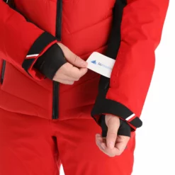 Luhta, Ahvennus Chaqueta De Esquí Hombres Cranberry Rojo -PARQUE DE ESQUI luhta ahvennus aa jas gevoerd heren cranberry rood 22luhta131v2 BI 07