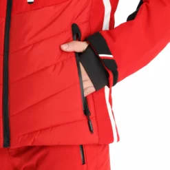 Luhta, Ahvennus Chaqueta De Esquí Hombres Cranberry Rojo -PARQUE DE ESQUI luhta ahvennus aa jas gevoerd heren cranberry rood 22luhta131v2 BI 12