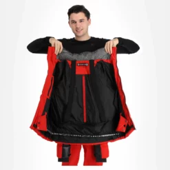 Luhta, Aska Chaqueta De Esquí Hombres Cranberry Rojo -PARQUE DE ESQUI luhta aska aa jas gevoerd heren cranberry rood 22luhta133v2 BI 06