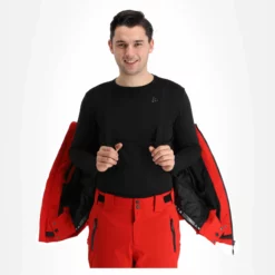 Luhta, Aska Chaqueta De Esquí Hombres Cranberry Rojo -PARQUE DE ESQUI luhta aska aa jas gevoerd heren cranberry rood 22luhta133v2 BI 07