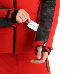 Luhta, Aska Chaqueta De Esquí Hombres Cranberry Rojo -PARQUE DE ESQUI luhta aska aa jas gevoerd heren cranberry rood 22luhta133v2 BI 11